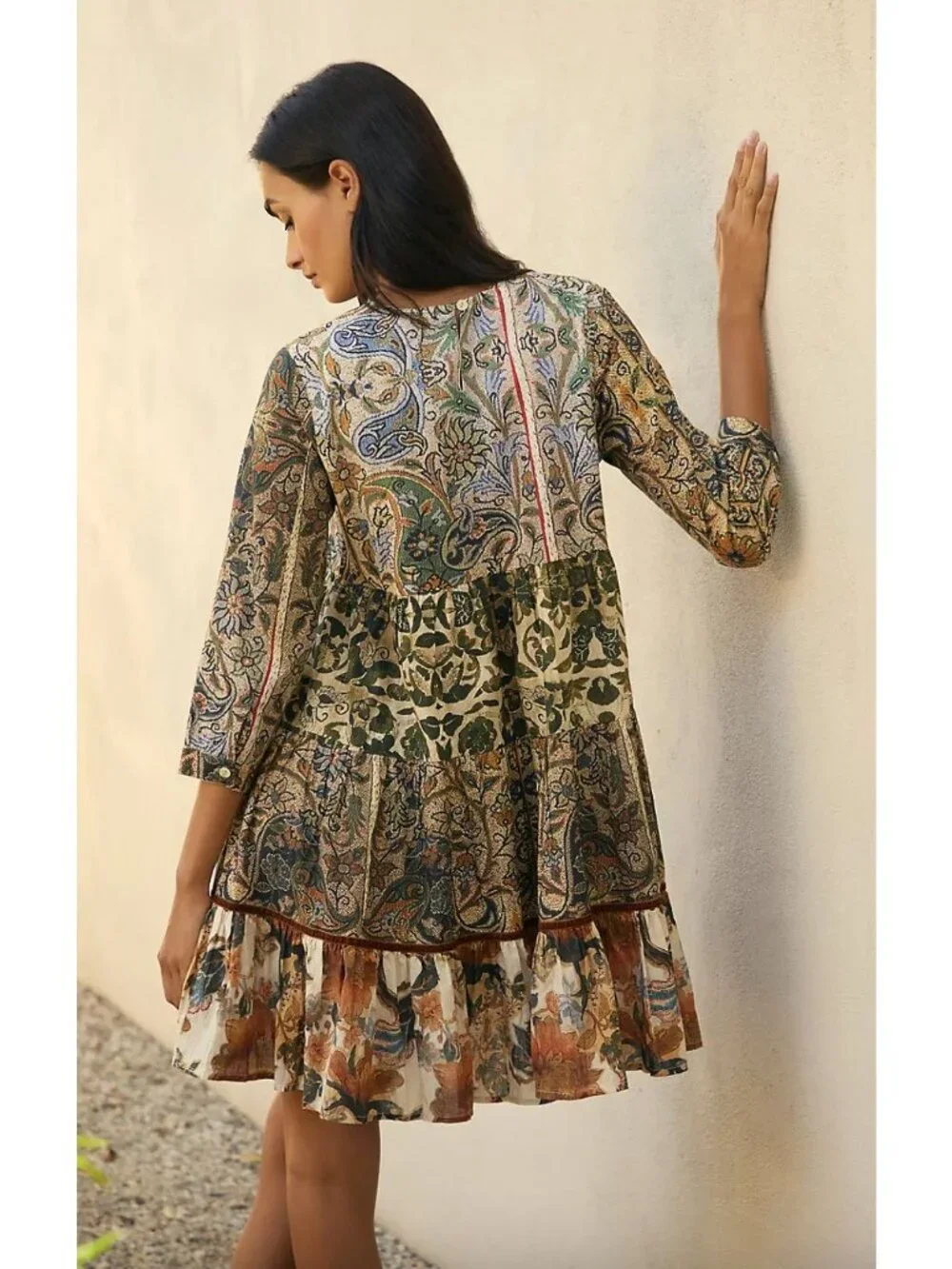 Anthropologie Ro's Garden Rene Mini Dress Size Medium_2